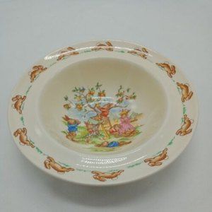 Bunnykins Royal Doulton 6.5 Inch Baby Bowl - Orchard Design